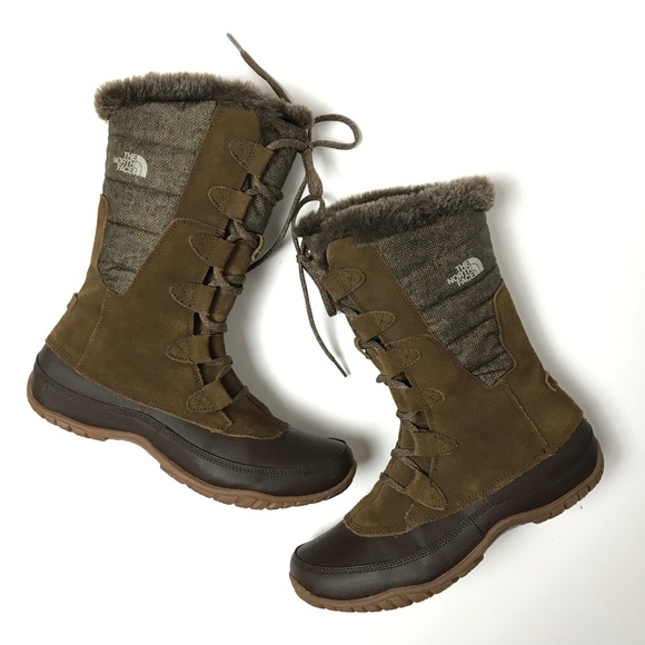 The North Face Shoes - The North Face Boots Nupste Purna Brown Snow 9.5